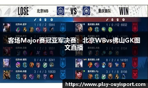 客场Major赛冠亚军决赛:北京WBvs佛山GK图文直播